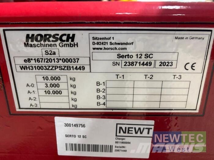 Horsch SERTO 12 SC Sējmašīnas