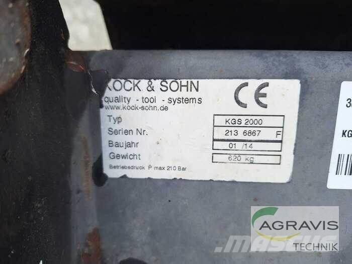 Kock KGS 2000 XL Cits traktoru papildaprīkojums