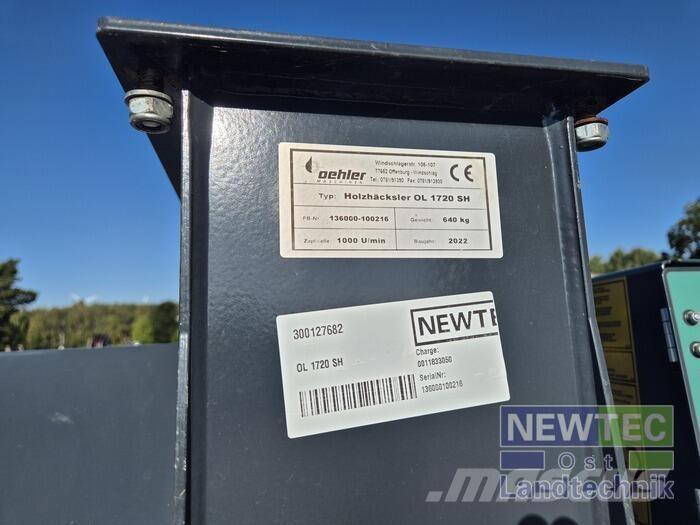 Oehler OL 1720 SH Koka šķēlēji, frēzes, šķeldotāji