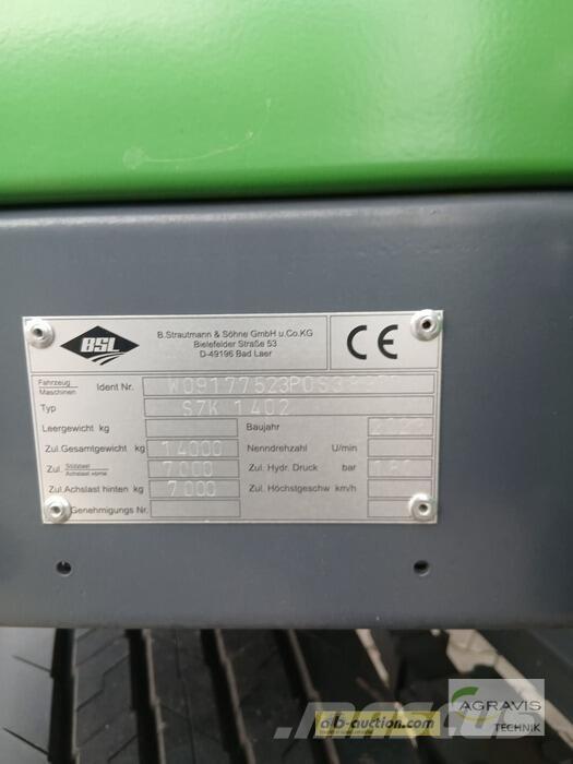 Strautmann SZK 1402 Treileri-pašizgāzēji