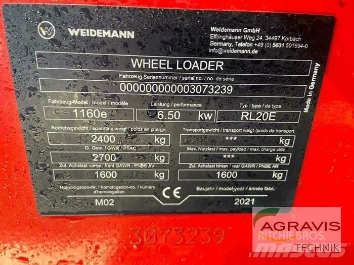 Weidemann 1160E Iekrāvēji uz riteņiem