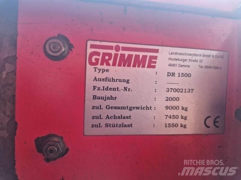 Grimme DR 1500 Kartupeļu novākšanas kombaini