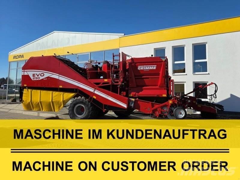 Grimme EVO 290 Kartupeļu novākšanas kombaini