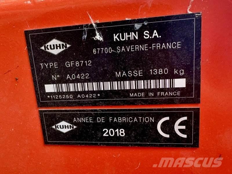 Kuhn GF 8712 Grābekļi un siena ārdītāji