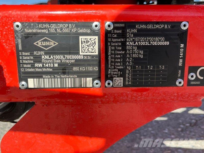 Kuhn RW 1410M Rituļu ietinēji
