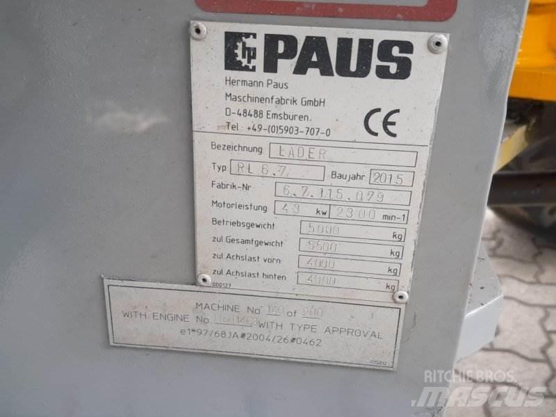 Paus RL 6.7 Iekrāvēji uz riteņiem