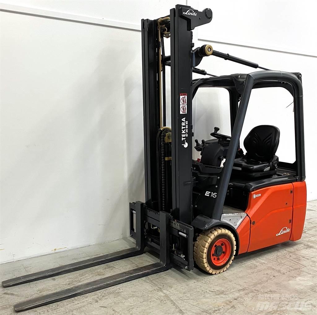 Linde E 16 C-01 Elektriskie iekrāvēji