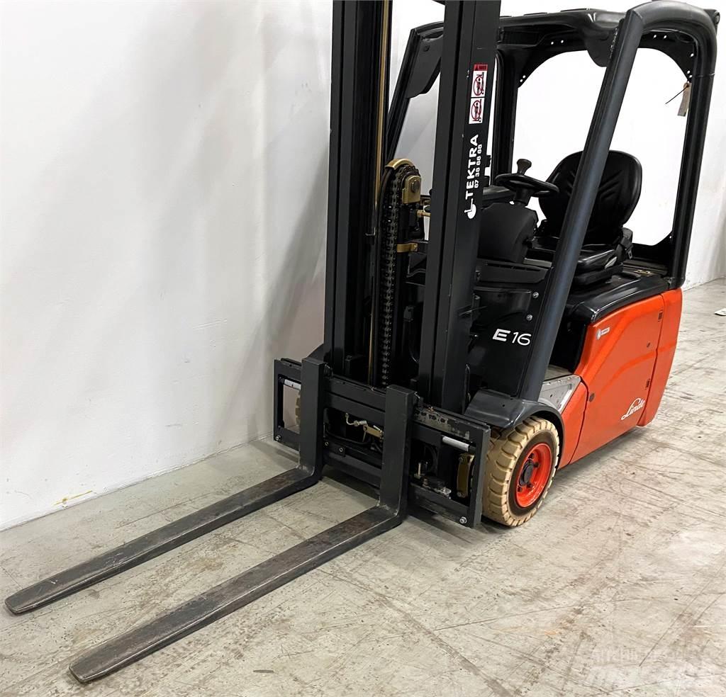 Linde E 16 C-01 Elektriskie iekrāvēji