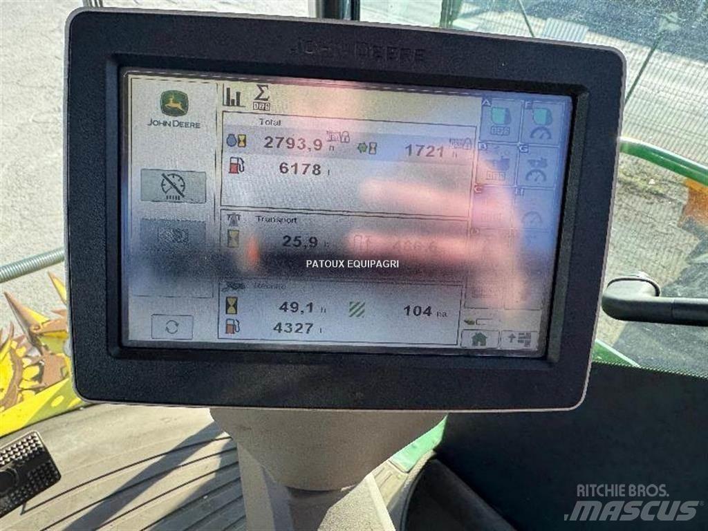 John Deere 8500 Zāles smalcinātāji