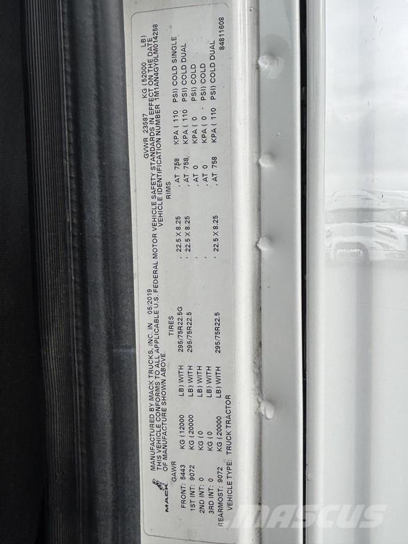 Mack ANTHEM 64T Vilcēji