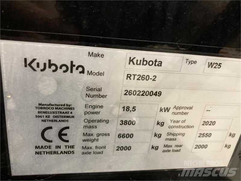Kubota RT260-2 Mini iekrāvēji