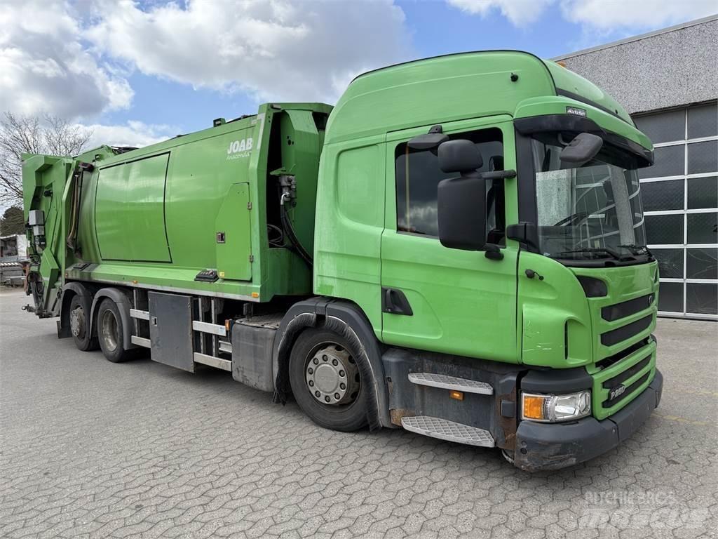 Scania P250 2 kammer Atkritumu izvešanas transports