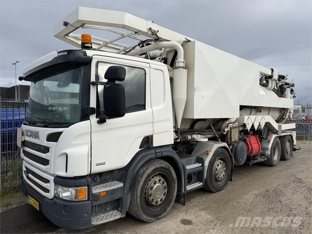 Scania P450 Euro6 Kombinētās vakumsūkņa mašīnas