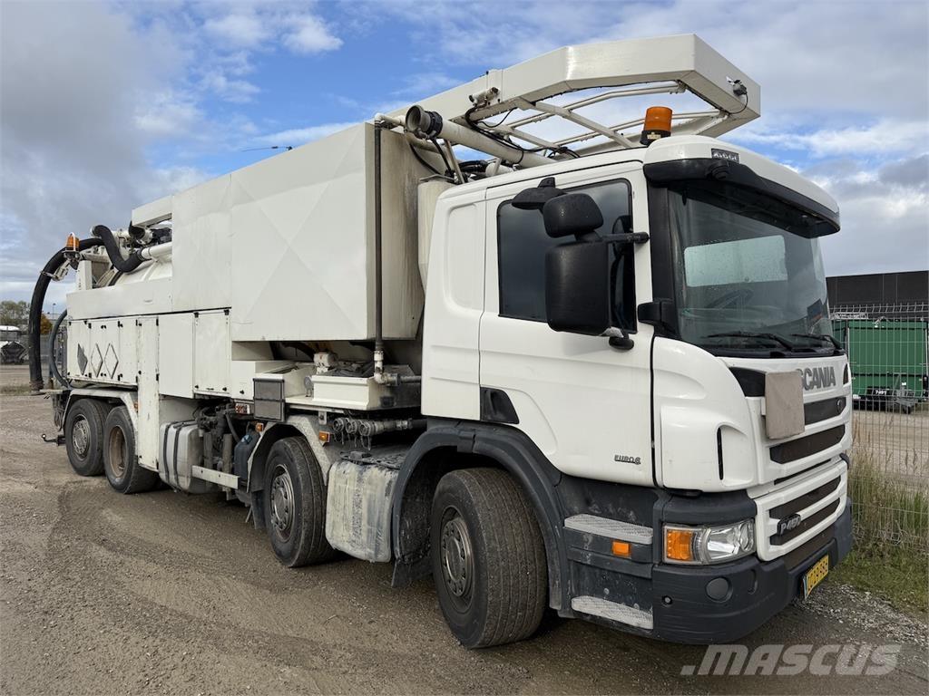 Scania P450 Euro6 Kombinētās vakumsūkņa mašīnas