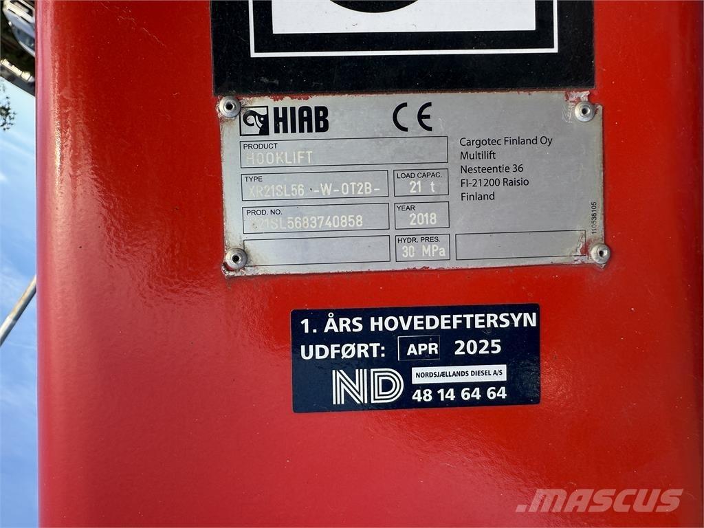 Scania R500 Kabeļu pacēlājs nomontējamām kravas mašīnām