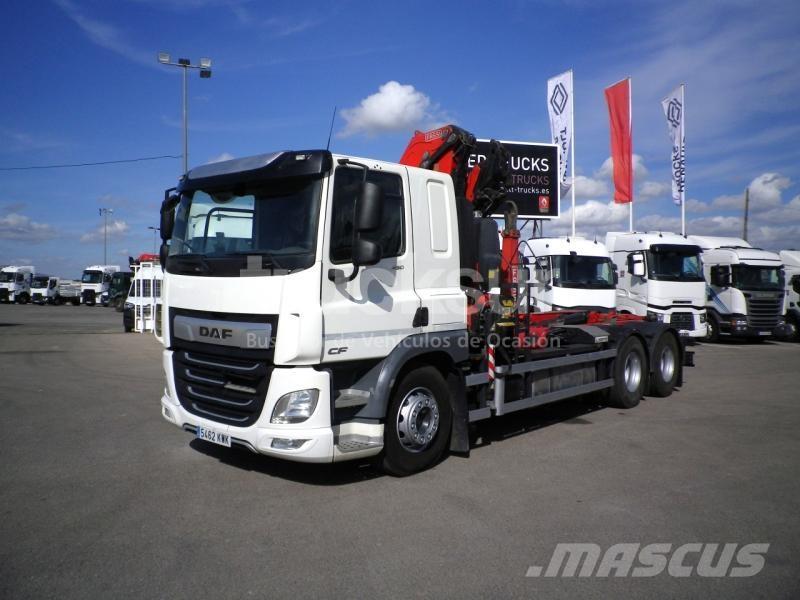 DAF CF450 Kabeļu pacēlājs nomontējamām kravas mašīnām