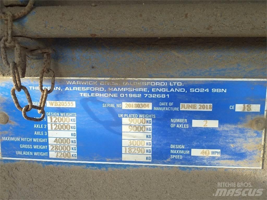  WARWICK 20 TONNE Citas piekabes