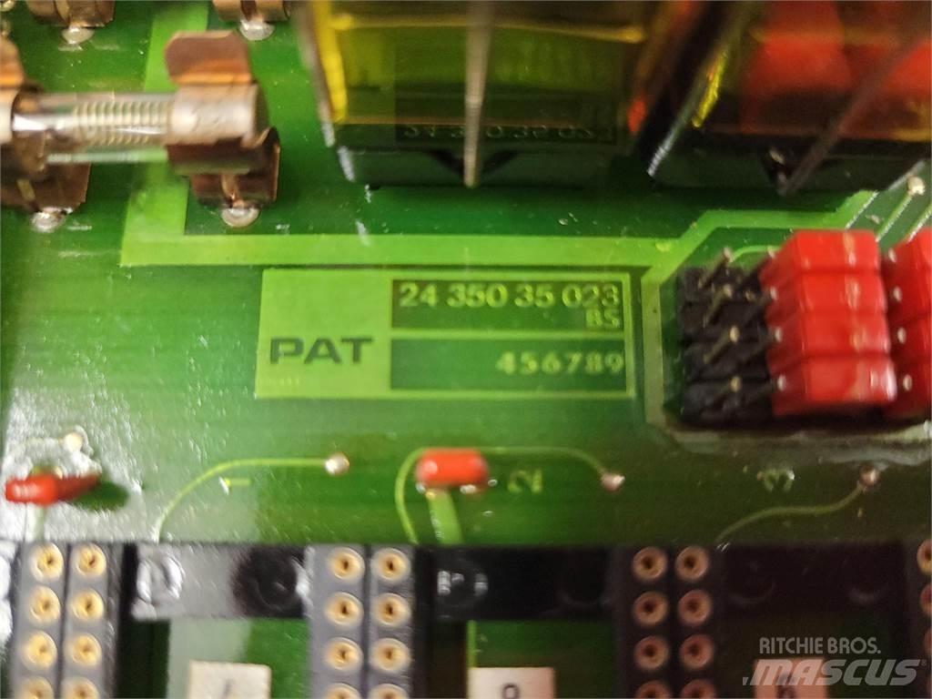  PAT motherboard 018 Pacēlāju/krānu aprīkojums