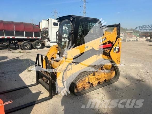 CAT 259D Lietoti riteņu kompaktiekrāvēji