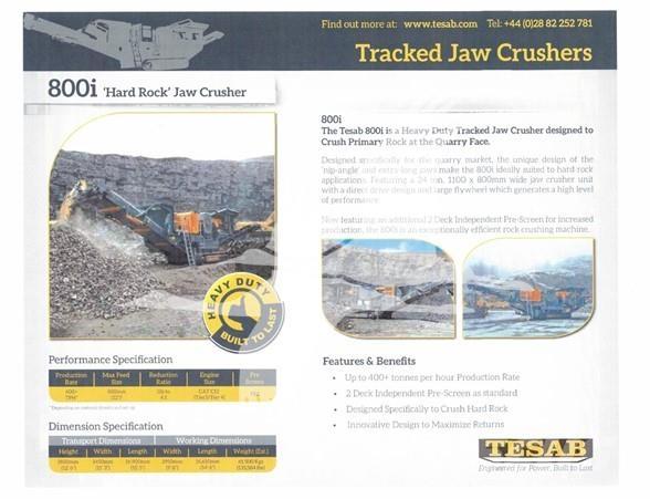 Tesab 800i Drupinātāji