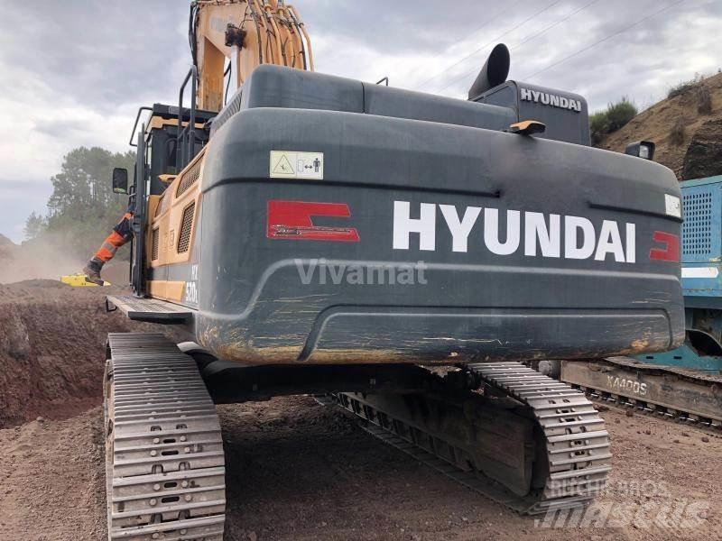 Hyundai HX520L Kāpurķēžu ekskavatori