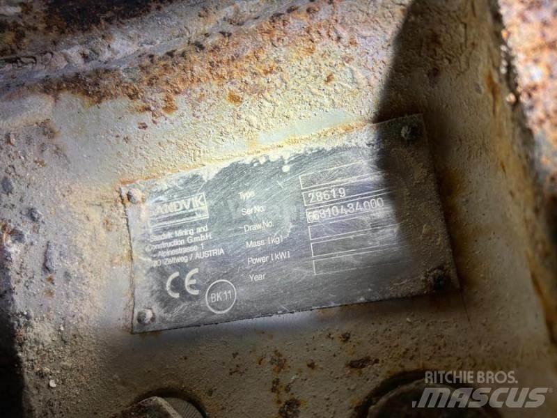 Sandvik MA720 Citas sastāvdaļas