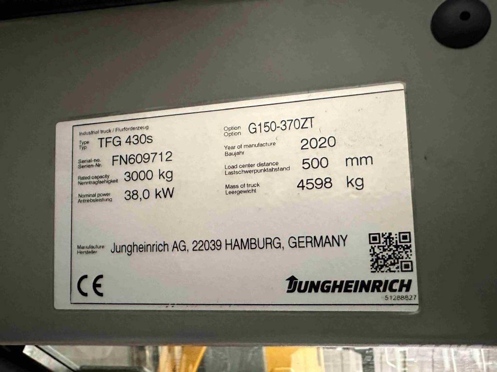 Jungheinrich TFG 430s LPG tehnika