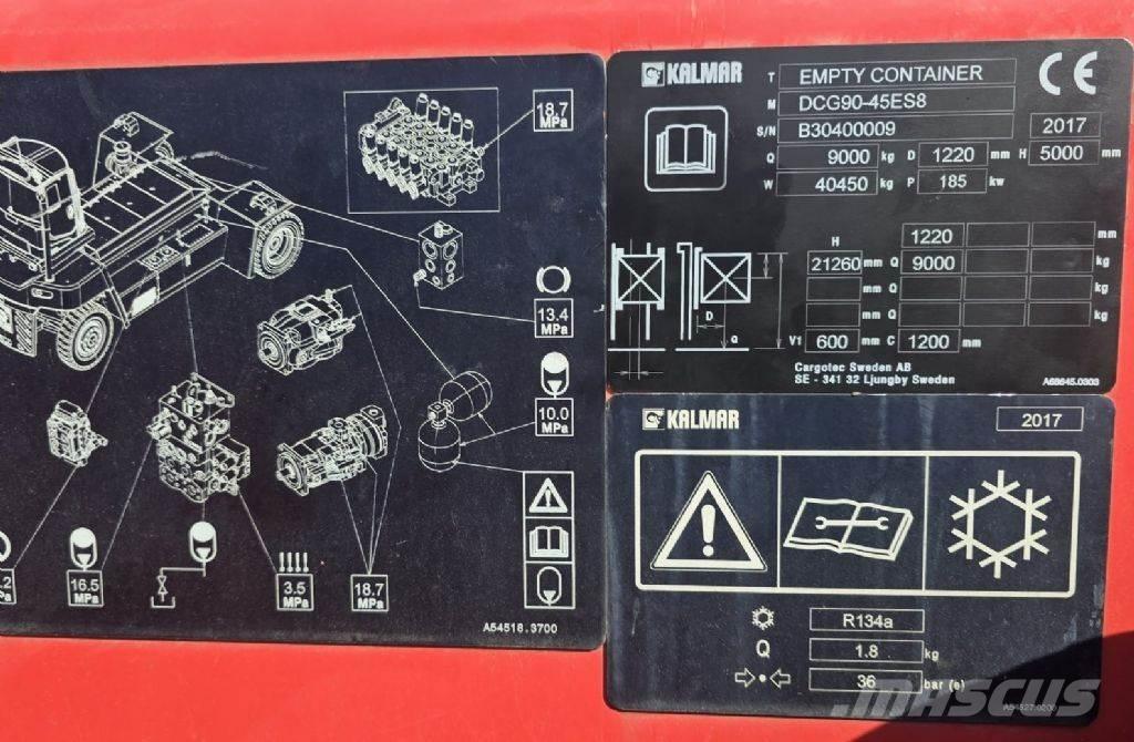 Kalmar DCG90-45ES8 Konteineru manipulatori