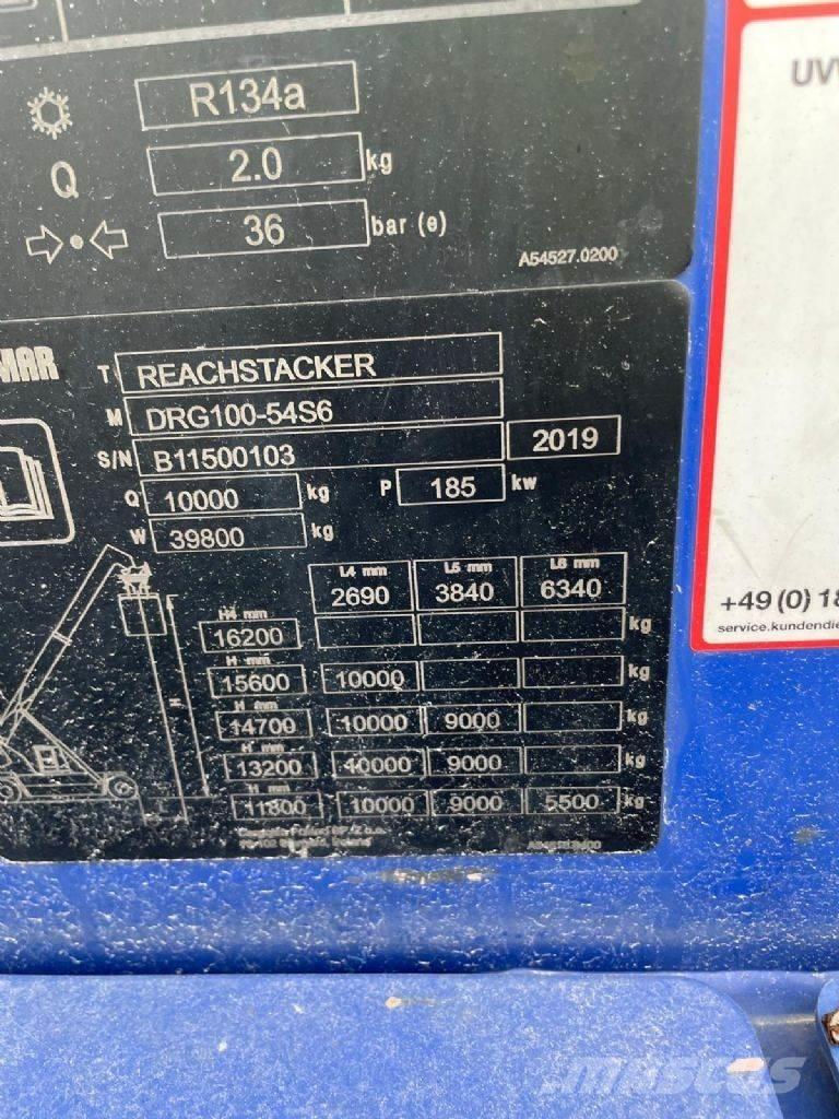 Kalmar DRG100-54S6 Konteineru pacēlāji