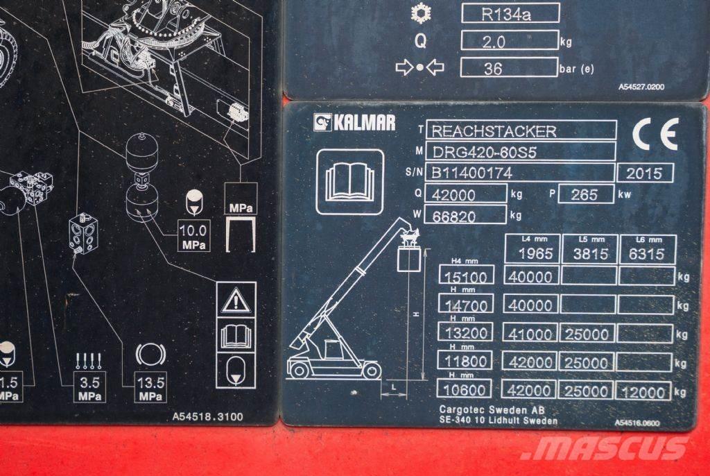 Kalmar DRG420-60S5 Konteineru pacēlāji