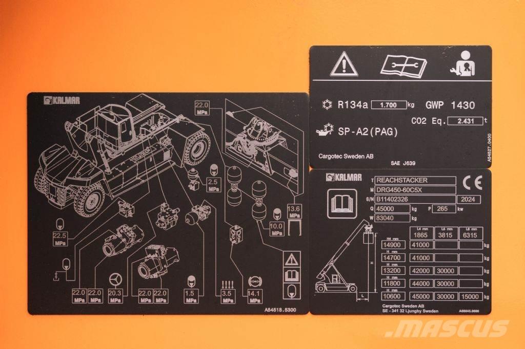 Kalmar DRG450-60C5X Konteineru pacēlāji