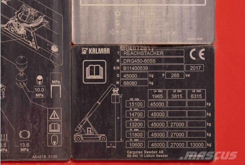 Kalmar DRG450-60S5 Konteineru pacēlāji