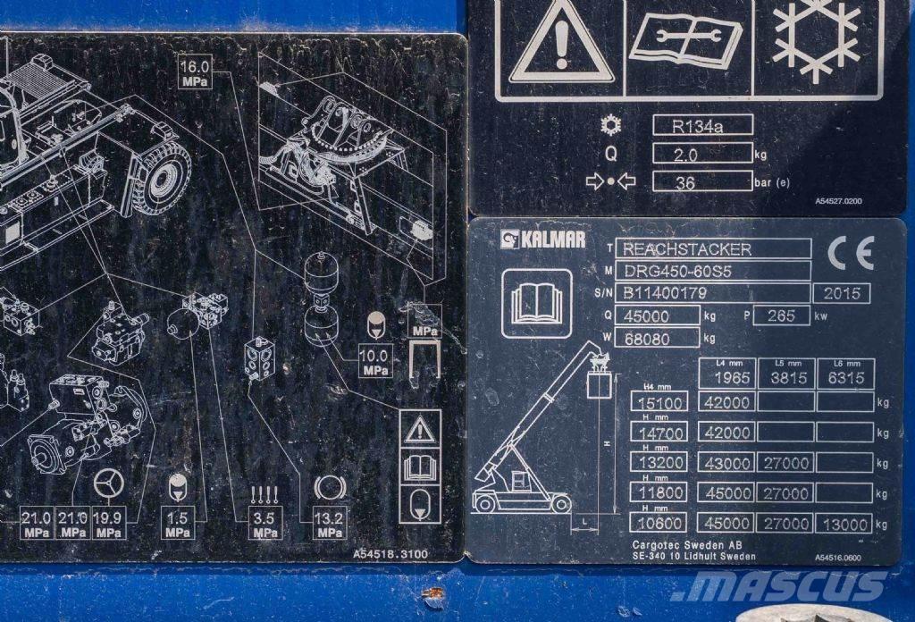 Kalmar DRG450-60S5 Konteineru pacēlāji