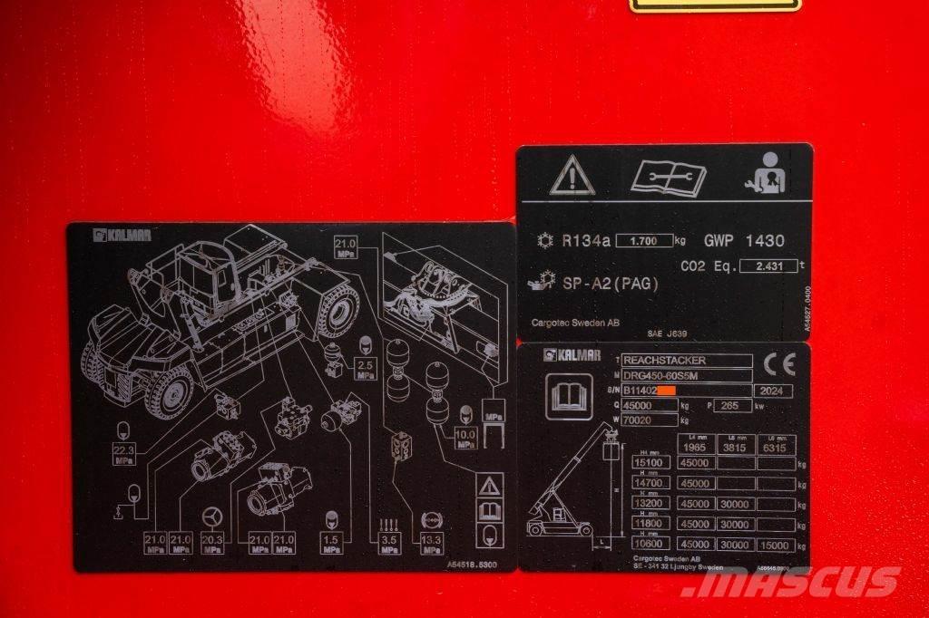 Kalmar DRG450-60S5M Konteineru pacēlāji