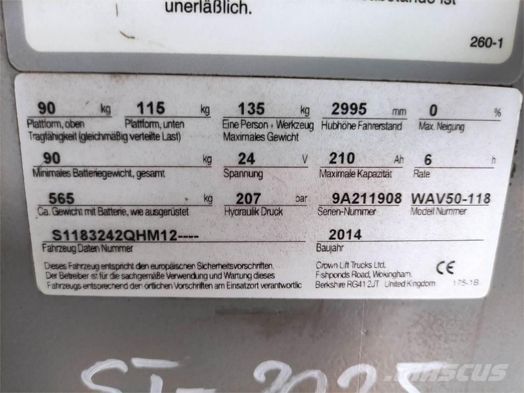 Crown WAV50-118 Pasūtījumu savācējs lielam augstumam