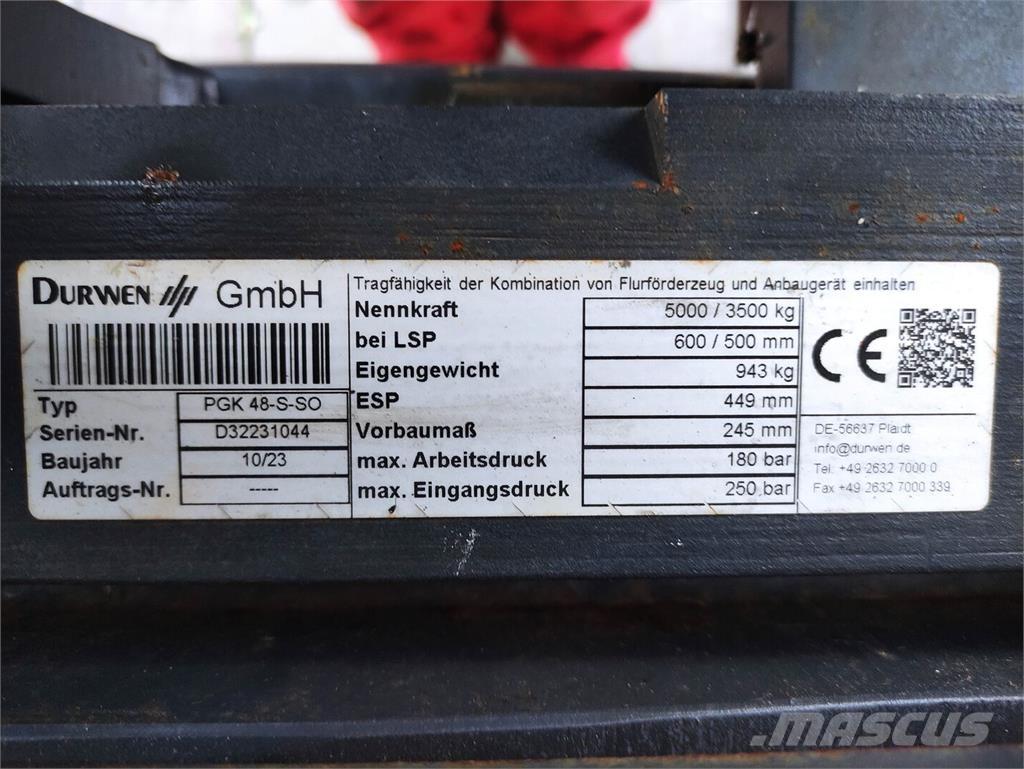 Durwen PGK48-S-SO Dakšas