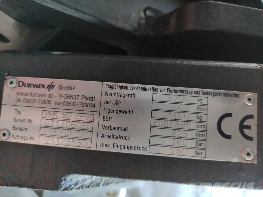 Durwen PRK50B-16 Iekraušanas tehnika- Citi