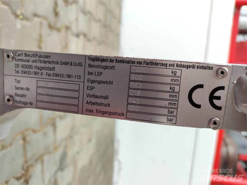 Durwen RZV 20 GS Iekraušanas tehnika- Citi