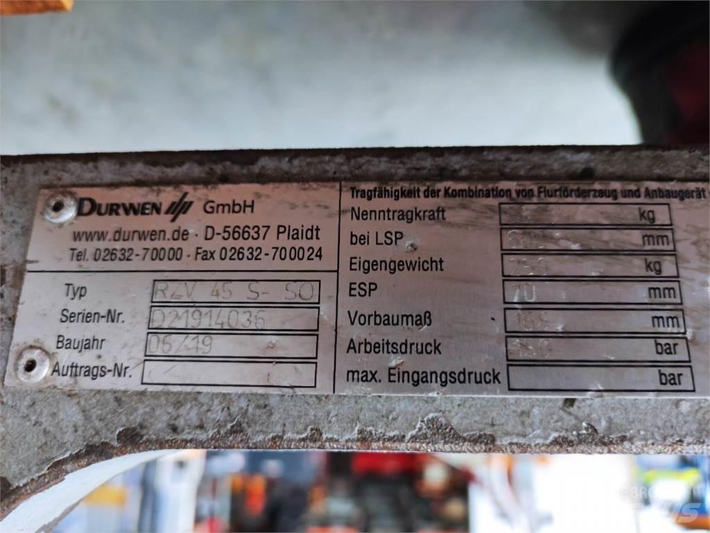 Durwen RZV45S-S0 Iekraušanas tehnika- Citi