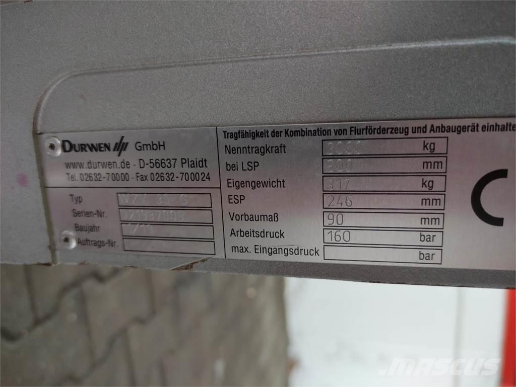 Durwen WZV 30 G Iekraušanas tehnika- Citi