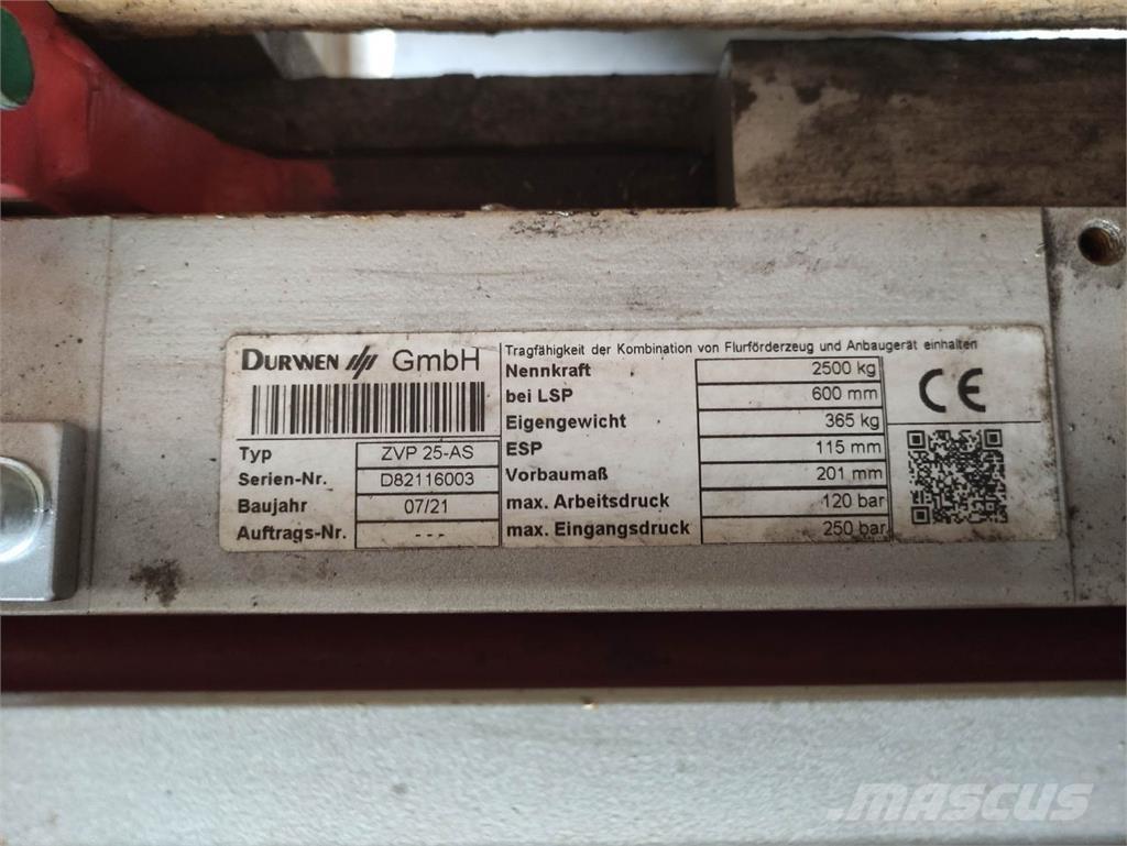 Durwen ZVP25-AS Maisu satvērēji