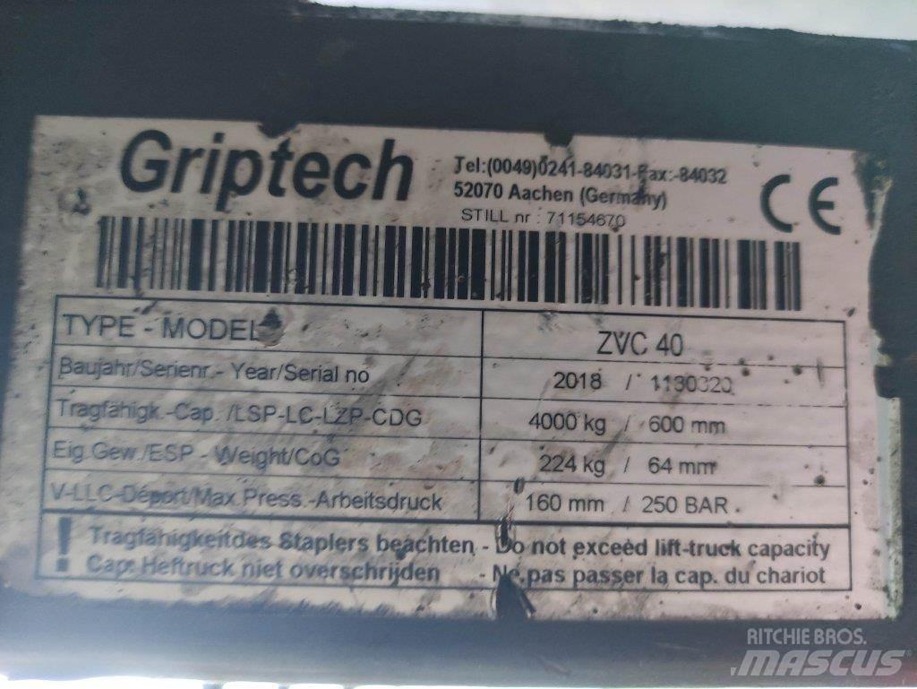 Griptech ZVC 40 Iekraušanas tehnika- Citi