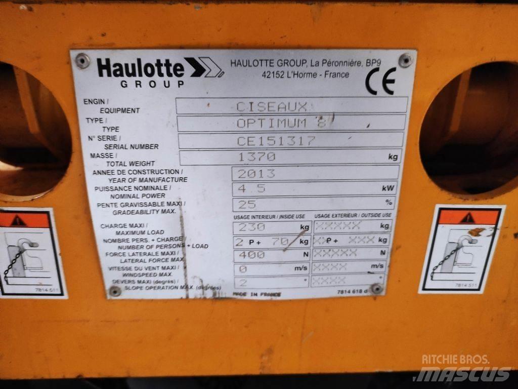 Haulotte OPTIMMM8 Šķerveida pacēlāji