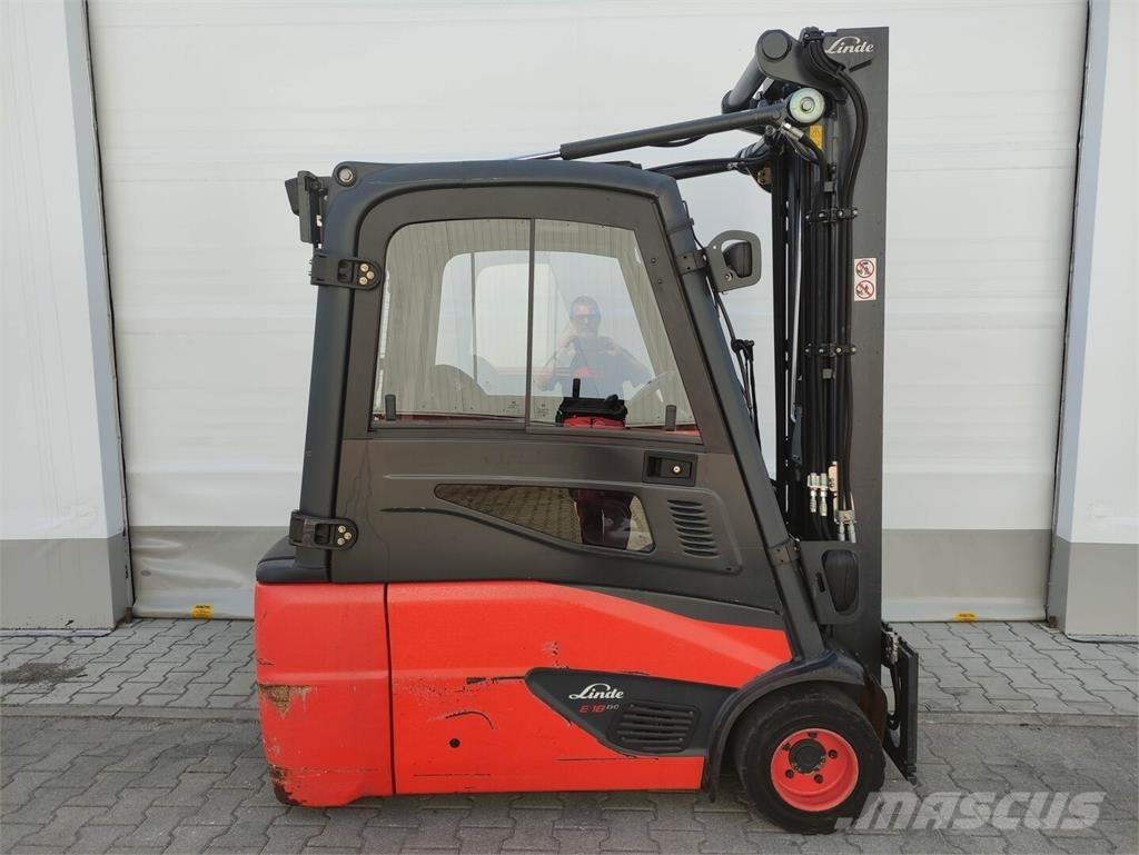Linde E18L-02-386 Elektriskie iekrāvēji