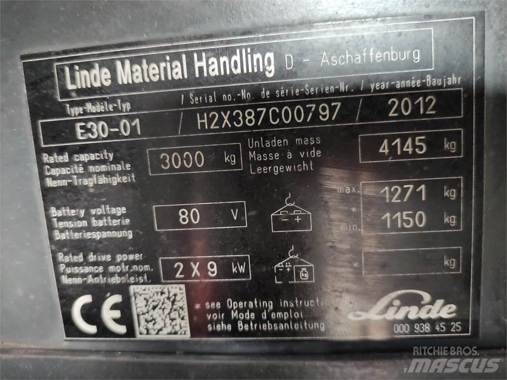 Linde E30-01-387 Elektriskie iekrāvēji