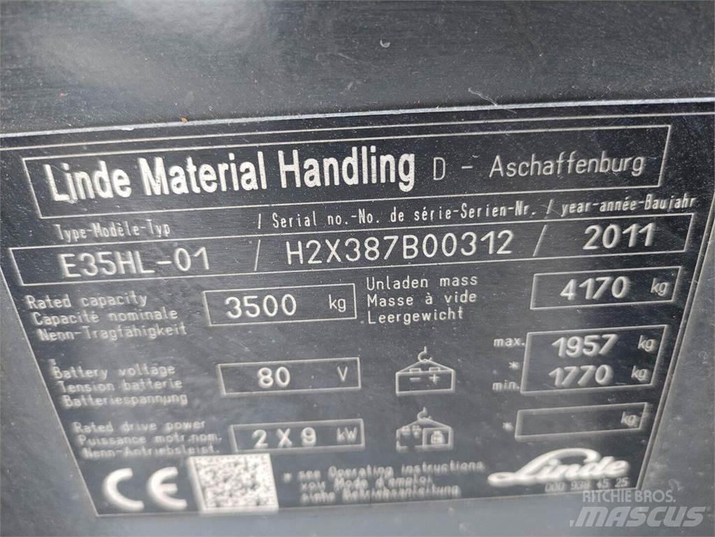 Linde E35HL-01/387 Elektriskie iekrāvēji