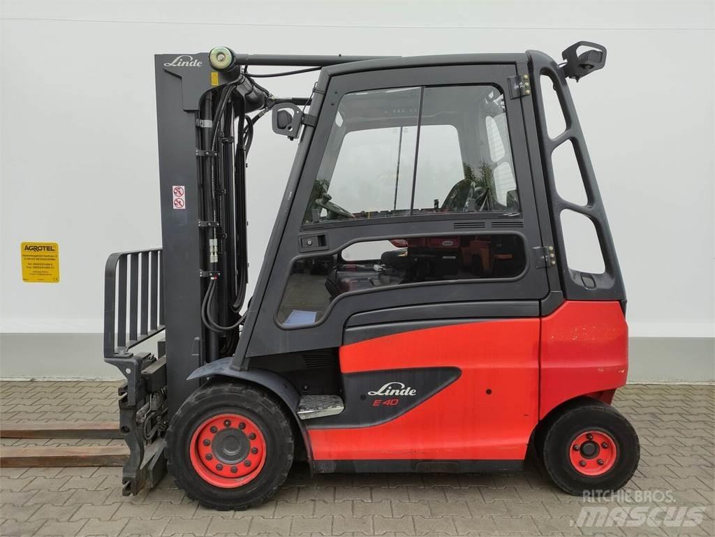 Linde E40H-01/600-388 Elektriskie iekrāvēji