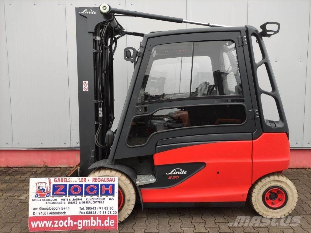 Linde E50HL-01-388 Elektriskie iekrāvēji