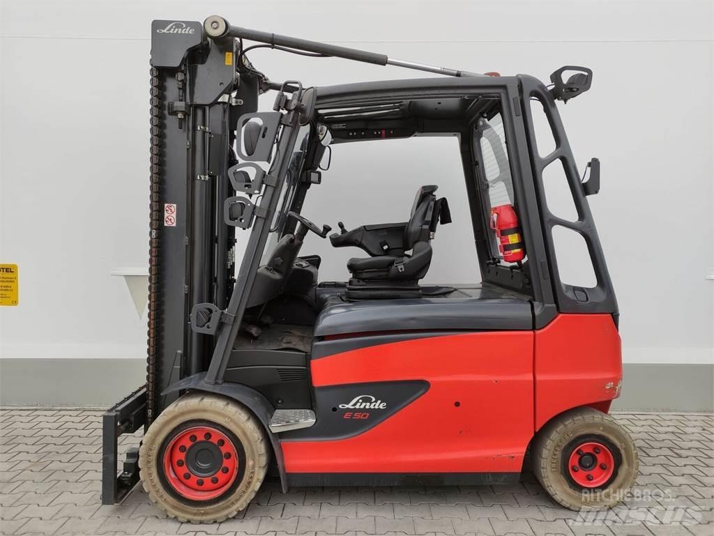 Linde E50HL-01-388 Elektriskie iekrāvēji