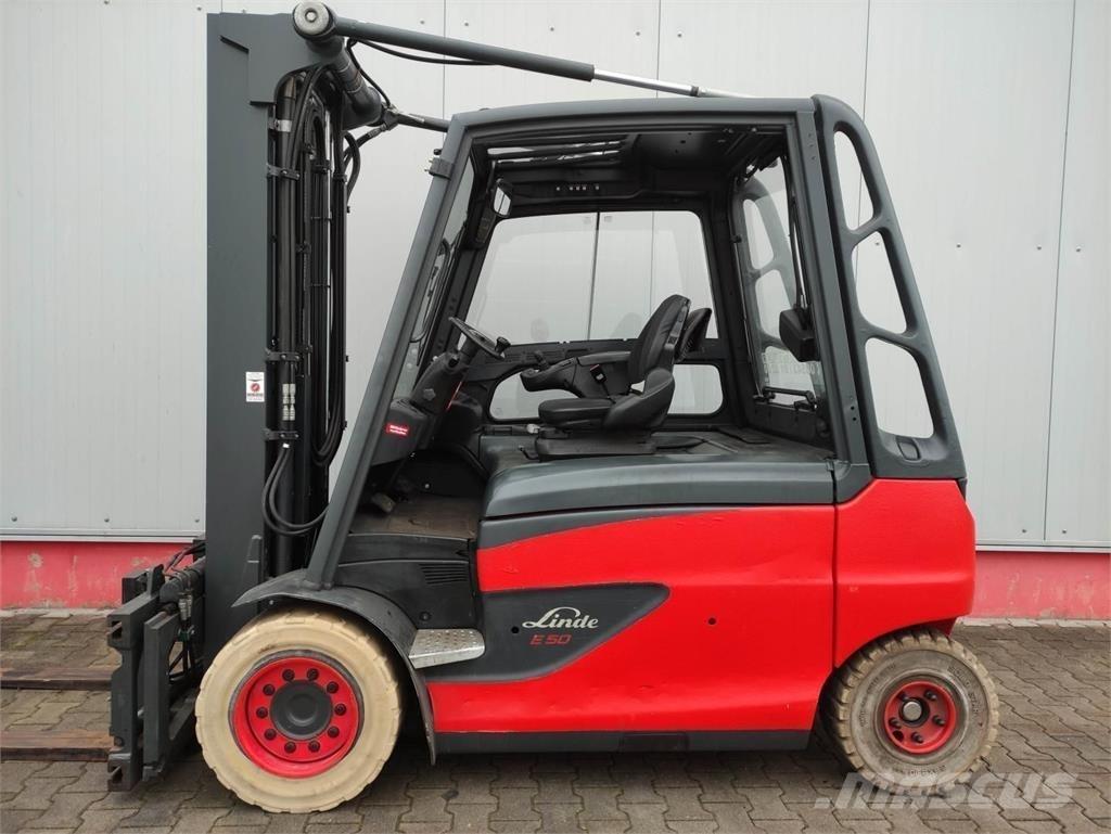 Linde E50HL-01-600 Elektriskie iekrāvēji